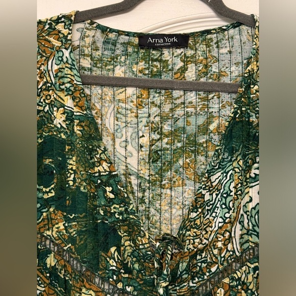 Arna York Carmel Pintuck Blouse 3X 26/28 - Picture 8 of 10